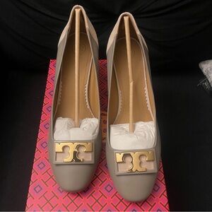 Georgia 5cm pump leather and suede